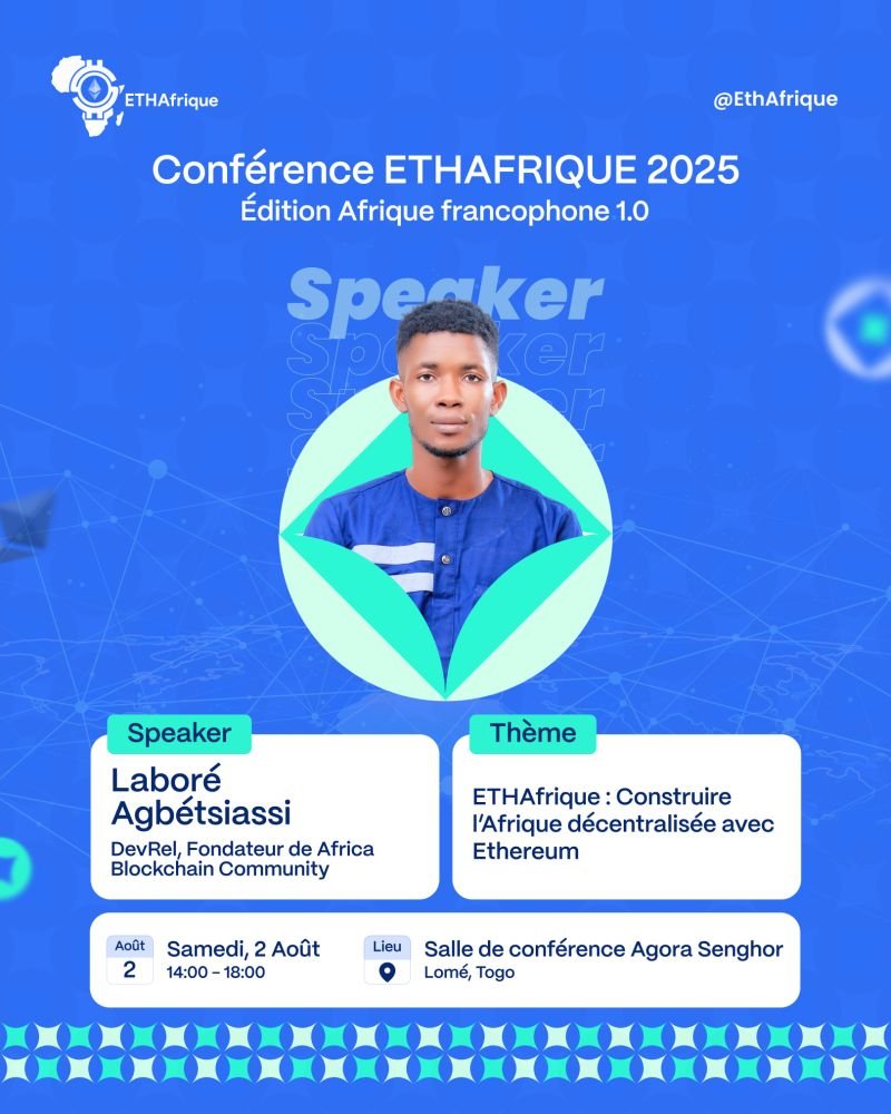 ETHAfrique 2025 — Speaker