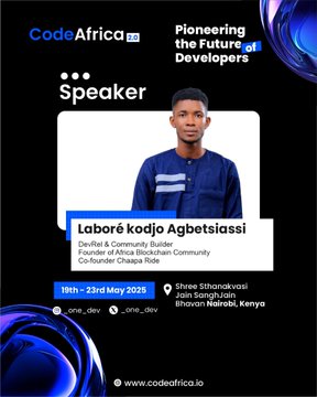 Code Africa 2.0 — Speaker